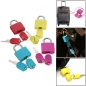 Reisen Mini Messingvorhängeschloß mit 2 Schlüsseln Set Gepäck Koffer Bag Safe Secure Lock