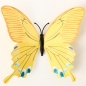 12pcs 3D Yellow Butterfly Wand Aufkleber Kunst Abziehbilder Startseite Hochzeit Dekoration
