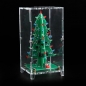 Weihnachtsbaum LED lässt Bastelsatz mit dem durchsichtigen Deckelheimwerken elektronischer Bastelsatz aufblitzen