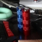 18350 Batterie Fach für Convoy S2+ blau / rot geführte Taschenlampe