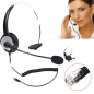 Telefon Noise Cancelling Mikrofon RJ11 Stecker Headset Büro Callcenter 