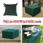 180x268x90 Cm Garten Außenmöbel wasserdichter breathable Staubschutztabellenschutz