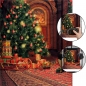 1.5X2.1m Christmas Theme Stereo Wasserdicht Studio Fotografie Hintergrund Hintergrund 