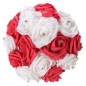 30cm / 11.8'' Kristall Foam Blumen Roses Wedding Brautbrautjunfer Bouquet Posy
