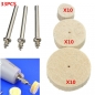 33pcs Wolle Polierscheibe Grinder Zubehör für Dremel