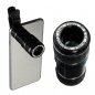 Universal 12X Zoom Optical Clip Tele Teleskop Kamera Objektiv für Tablet Handy