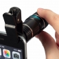 Universal 12X Zoom Optical Clip Tele Teleskop Kamera Objektiv für Tablet Handy