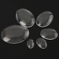 10Pcs Klar ovale Form Glascabochon Domes Charm DIY