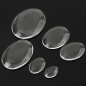 10Pcs Klar ovale Form Glascabochon Domes Charm DIY