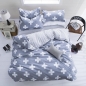 3 oder 4pcs Polyester Faser Western Art reagierendes Drucken Bettwäsche Sets Pillowcase Quilt Bettbezug