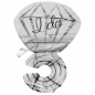 Big Diamon Ring Aluminiumfolienballon I DO Luftballons Vorschlag Valentine Hochzeit Dekoration
