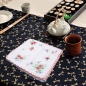 12st Dame Frauen Blumenmuster Handkerchief Baumwollfaser Square Tower