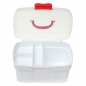 2 Schichten Plastikmedizin Storage Box Chest Drug First Aid Kit Halter