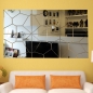 18cm 7Pcs DIY Acryl Moderne Spiegel Abziehbild Kunst Wandwand Aufkleber Ausgangsdekor entfernbaren Aufkleber