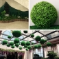 35cm Kunststoff künstliche Topiary Grass Kugelblatteffekt Kugel Hochzeit Garten hängende Dekoration