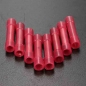 100pcs Red-elektrischen Draht Crimp Stoßverbinder Isolierte Anschluss 0.4-1mm² 22-18AWG