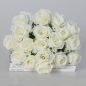 18 Köpfe der Kunstseide Rosen Blumen Hochzeit Braut Bonquet Startseite Schlafzimmer Dekoration