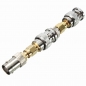 Excellway® JA01 4-poliger BNC-Stecker Zum SMA-Buchse-Steckverbinder-Adapter