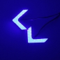 Paar 18SMD LED COB Pfeil Verkleidung für Auto Rückspiegel Anzeige Blinker