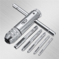 Edelstahl-T-Griff-Ratschenschlüssel-Reparatur-Werkzeug mit 5 Schrauben