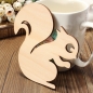 Tier Coaster Holz Getränkehalter Tee Kaffee Tasse Matte Pads Tischdekoration Geschirr