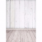 5X7ft Silk Weiß Holz Wand Boden Fotografie Hintergrund Shooting Studio Foto Props