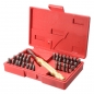 38pcs Stahl 1/8 Zoll Anzahl Letters Hand Stamp Set Kit für Weichmetall Schlags Impressum