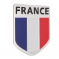 Aluminum Alloy Abzeichen Frankreich Französisch Flagge Pettern Aufkleber 3D Schild Emblem Abziehbild Dekoration