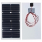 20W 12V 54CM x 28CM Photovoltaik halb flexible Solar Panel mit 3M Kabel