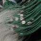 30M x 1.2M Klares weißes Fischerei Fang Fall Monofilament Kiemen Netz Nylon Seidennetze