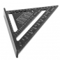 Raitool ™ AR01 260x185x185mm Metrisches Aluminiumlegierung Dreieck Lineal Schwarze Dreieckige Regel Maßregel