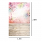 5x7FT Aquarell rosa Blume Boden Fotografie Hintergrund Foto Hintergrund Requisiten