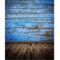 3X5FT Retro Holzboden Blue Board Studio Foto Fotografie Hintergrund Backdrop