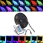 0,5 / 1/2/3/4/5 Mt SMD5050 RGB LED Streifen Lampe Bar TV Rück-Beleuchtung Kit + USB Fernbedienung DC5V