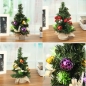 Weihnachten Home Party Dekorationen Zubehör Mini Weihnachtsbaum mit Ornamente Spielzeug