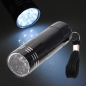 9 LED Tasche Taschenlampe aus Aluminium Taschenlampe Camping Lichtlampe aaa