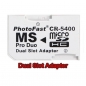 Speicherkarte Dual-Slot-Adapter Mikro-Sd TF zu MS PRO Duo