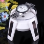 360 Grad Licht solarbetriebene Schmuck drehende Ausstellungsstand Drehplatte