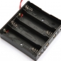 Kunststoff-Batterieaufbewahrungskoffer Kastenhalter für 4 x 18650 Akku