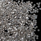 1440pcs klaren Kristall Strass Nagel Kunst spitzt Dekoration