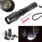 XM-L T6 1800LM Zoomable LED Taschenlampe 18650