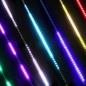 48 RGB LED Light Strip Scanner knight rider Röhrenblitz Auto unter Haube