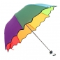 Multi Color Flouncing Dome Parasol Folding Sun / Regen / Wind Regenschirm