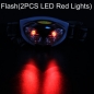 3 Modus 6 LED Bike Scheinwerfer Scheinwerfer Fackel Licht Wasserdicht 