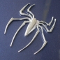 3. Spinnenaufkleberauto dekoratives Aufklebersilber
