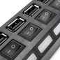 7 Ports USB 2.0 LED Hub High Speed ??Sharing Switch