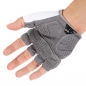 Radradsilikon bequeme Hälfte des Fingers fingerless blaue Handschuhe