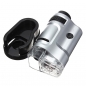 20X-40X Mini LED Taschen-Mikroskop-Vergrößerungsglas-Lupe