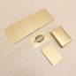 24K Goldfolie überzogen Poker Spielkarten Certficate Dollar Euro