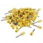 100pcs AWG 22 Gelber Draht Copper Crimp Insulated Cord Pin End Terminal